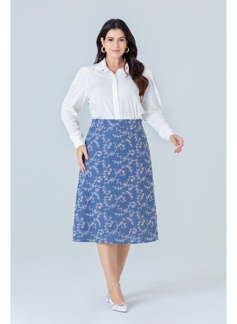 Moda Evangelica Tecido Para Saia Evase Saia Evasê Tecido De Linho