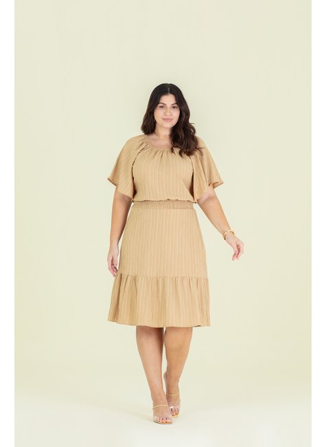 sachin and babi light blue dress Vestido Plus Size De Versalhes Stretch Com Lastex Hadaza