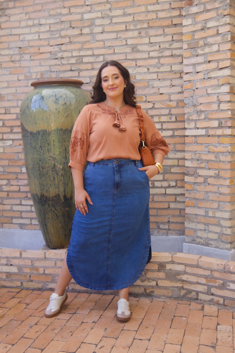 Blusa De Natural Silk Com Faixa Para Amarração Hadaza